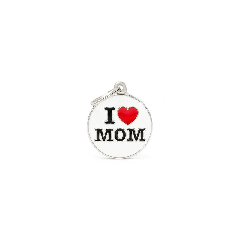MY FAMILY Medaglietta Charms I Love Mom
