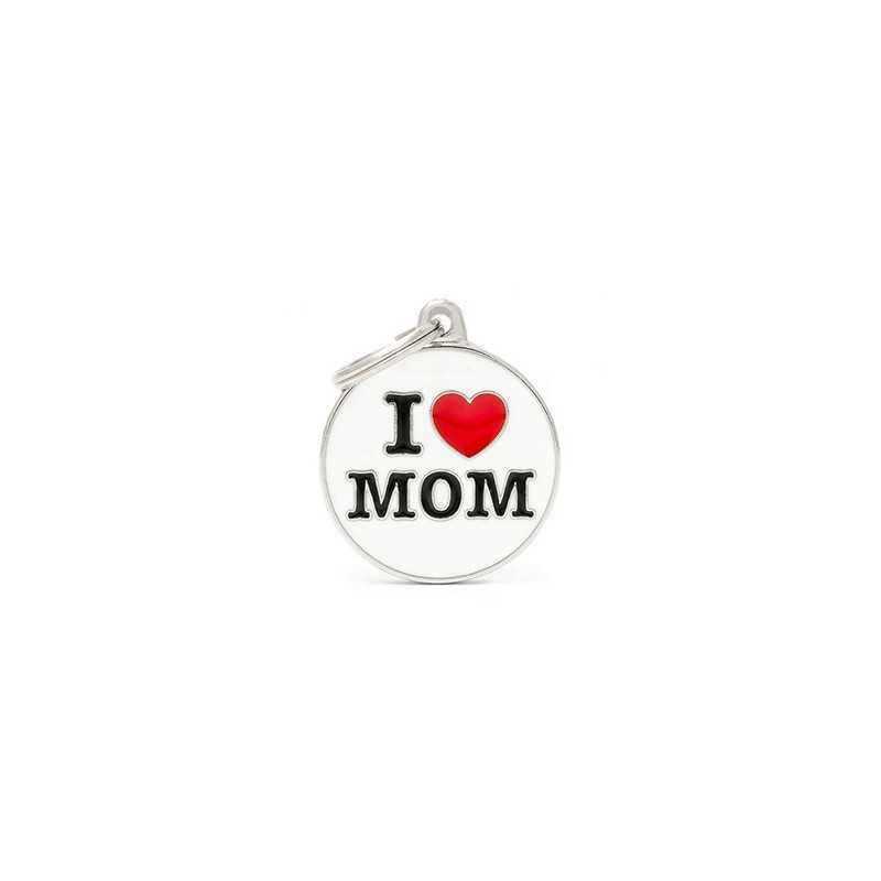 MY FAMILY Médaille Charms I Love Mom MY FAMILY Médaille Charms I Love Mom