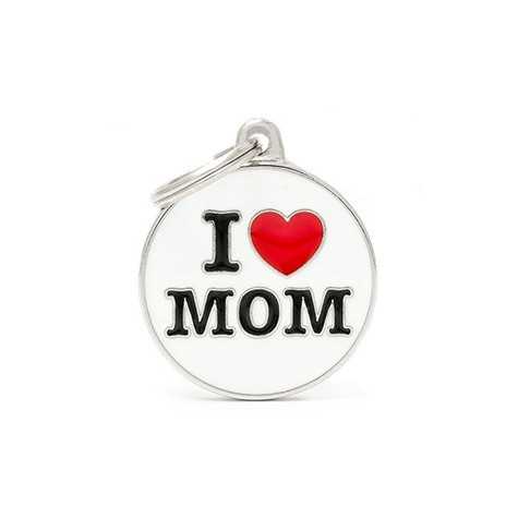 MY FAMILY Medaglietta Charms I Love Mom - 