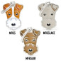 MY FAMILY Médaille Friends Airedale Fox Terrier MF65AIR