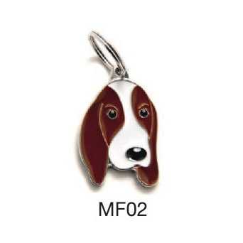 MY FAMILY Medaglietta Friends Basset Hound - 