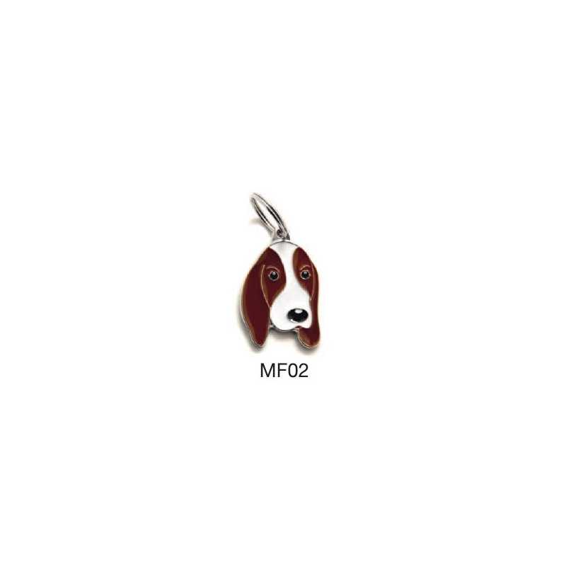 MY FAMILY Médaille Friends Basset Hound MY FAMILY Médaille Friends Basset Hound