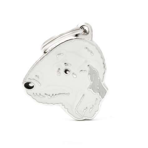 MY FAMILY Friends Bedlington Terrier ID Tag