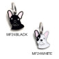 MY FAMILY Médaille Friends Bouledogue Francese Noir