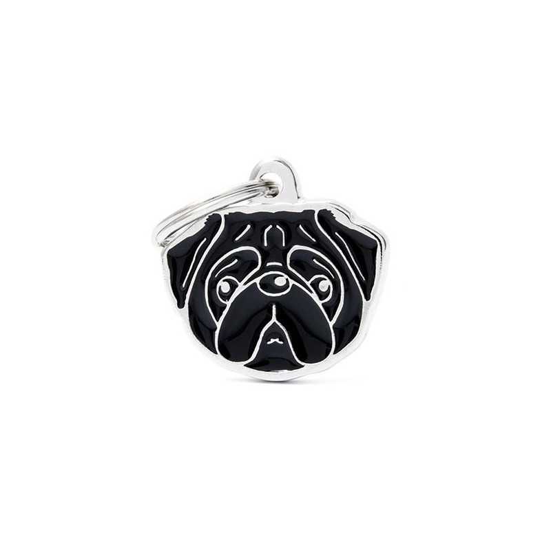 MY FAMILY Médaille Friends Carlino Noir MY FAMILY Médaille Friends Carlino Noir