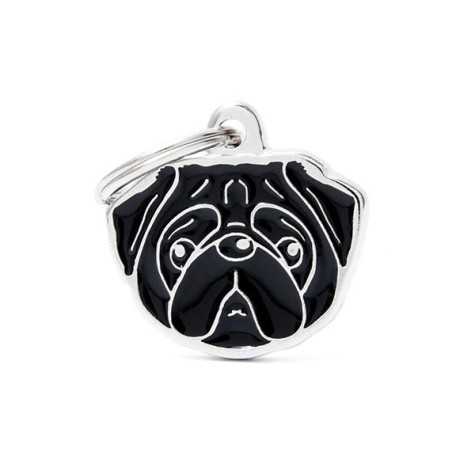 MY FAMILY Médaille Friends Carlino Noir
