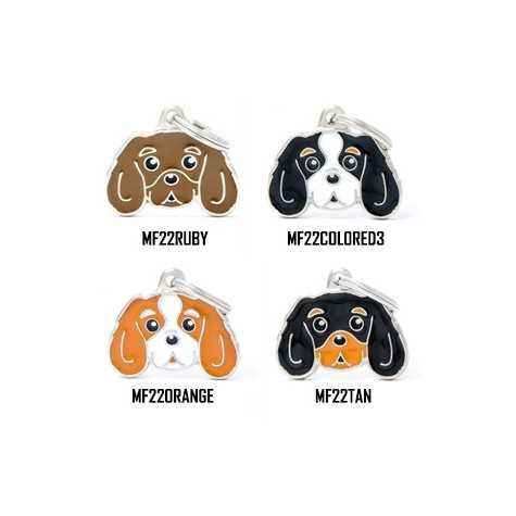 MY FAMILY Médaille Friends Cavalier King Blenheim - MF22ORANGE