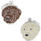 MY FAMILY Médaille Friends Lagotto Romagnolo Crema