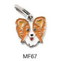 MY FAMILY Médaille Friends Papillon
