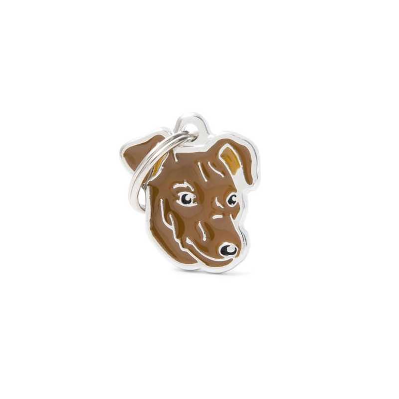 MY FAMILY Médaille Friends Pinscher Marron Focato MY FAMILY Médaille Friends Pinscher Marron Focato