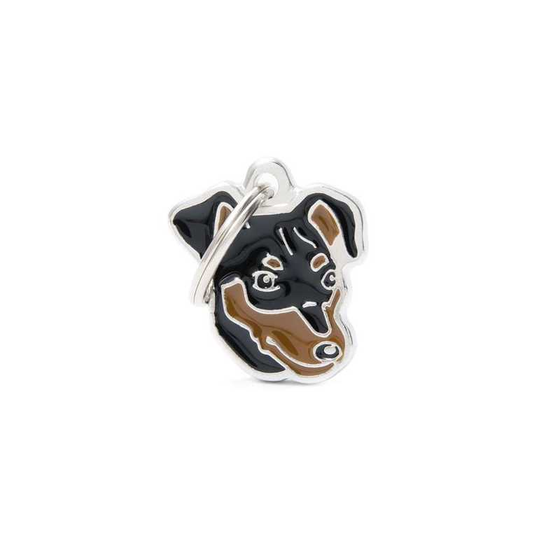 MY FAMILY Médaille Friends Pinscher Noir Focato