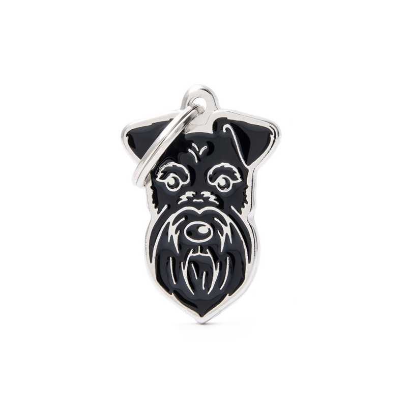 MY FAMILY Médaille Friends Schnauzer Noir MY FAMILY Médaille Friends Schnauzer Noir