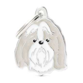 MY FAMILY Medaglietta Friends Shih Tzu Grigio - 