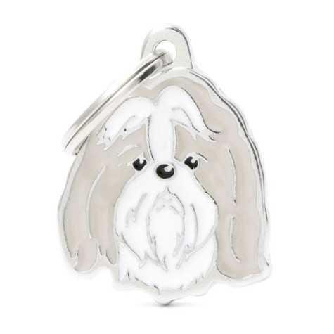 MY FAMILY Medaglietta Friends Shih Tzu Grigio - 