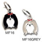 MY FAMILY Médaille Friends Shih Tzu Noir