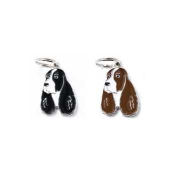 MY FAMILY Medaglietta Friends Springer Spaniel Bianco e Nero - 