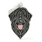 MY FAMILY Médaille Friends Terrier Noir Russo