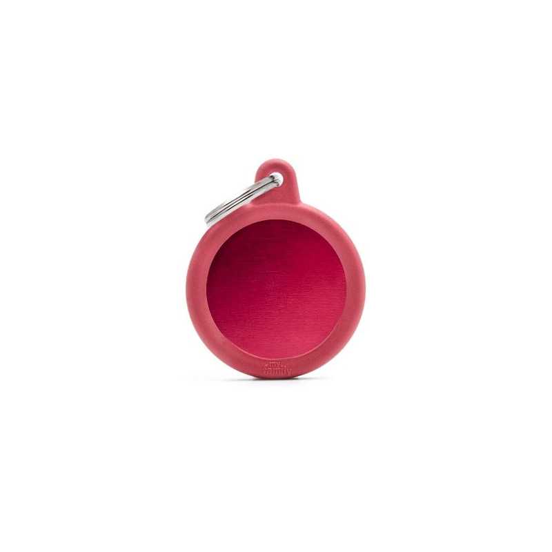 MY FAMILY Médaille Hushtag Cerchio Aluminium Rouge avec Gomma Rouge MY FAMILY Médaille Hushtag Cerchio Aluminium Rouge avec Gomma Rouge
