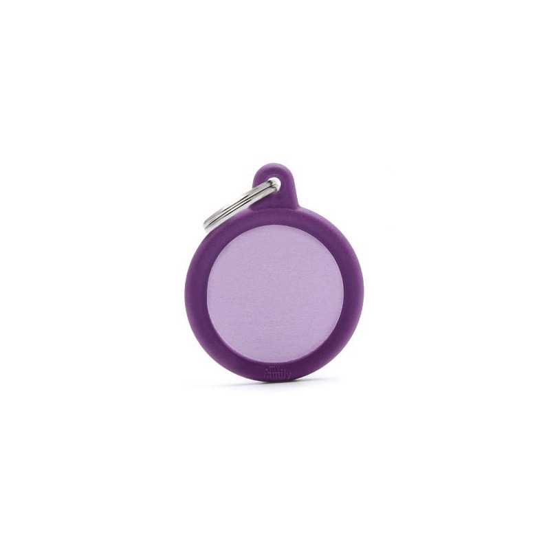 MY FAMILY Médaille Hushtag Cerchio Aluminium Violet avec Gomma Violet MY FAMILY Médaille Hushtag Cerchio Aluminium Violet avec Gomma Violet