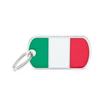 MY FAMILY Kleine Militärmedaille Italienische Flagge