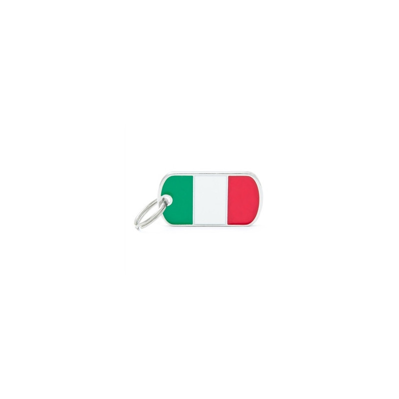 MY FAMILY Kleine Militärmedaille Italienische Flagge