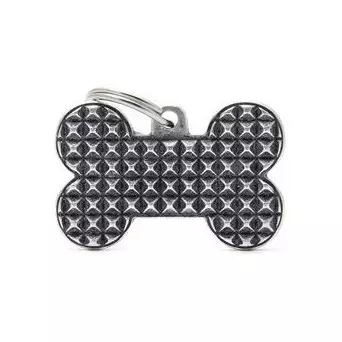 MY FAMILY Big Bone Tag with Studs