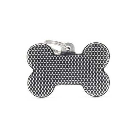 MY FAMILY Medaglietta Osso XL con Rombi - 