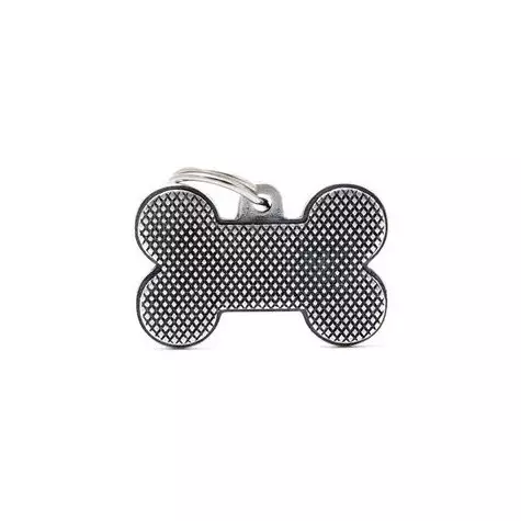 MY FAMILY Medaglietta Osso Grande con Rombi - 