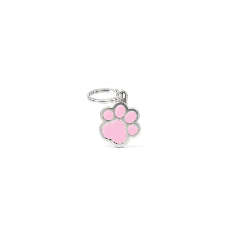 MY FAMILY Big Pink Paw Tag