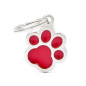MY FAMILY Big Red Paw Tag