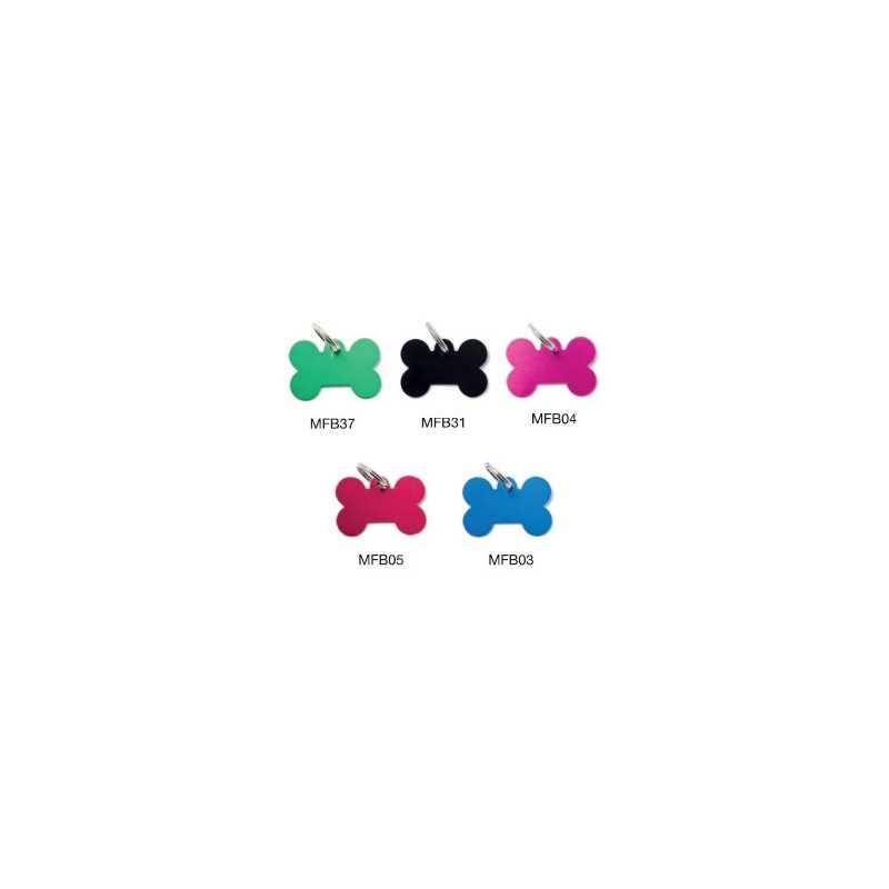 MY FAMILY Médaille Basic Os Piccolo Aluminium Bleu MY FAMILY Médaille Basic Os Piccolo Aluminium Bleu