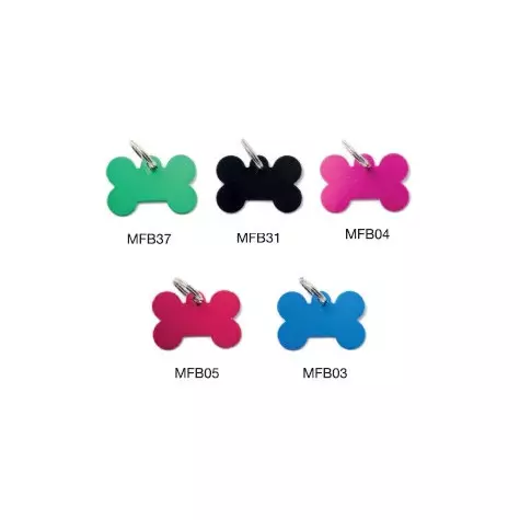 MY FAMILY Basic Small Bone Aluminium Blau