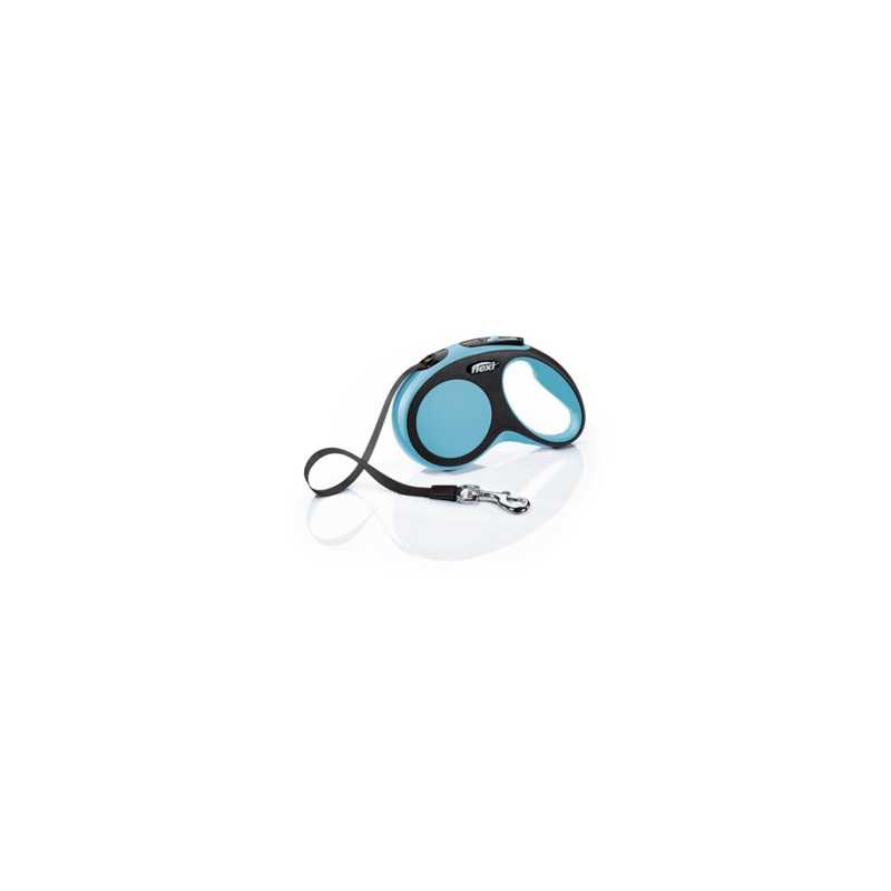 FLEXI Laisse New Comfort Bleu avec Sangle da 5 mt. Taille M FLEXI Laisse New Comfort Bleu avec Sangle da 5 mt. Taille M