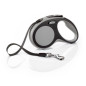 FLEXI Laisse New Comfort Grigio Antracite avec Sangle da 5 mt. Taille S