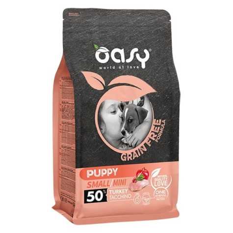 OASY Grain Free Puppy Small&Mini con Tacchino 800 gr. -