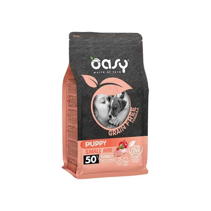 OASY Grain Free Puppy Small et Mini avec Dinde 2,5 kg. OASY Grain Free Puppy Small et Mini avec Dinde 2,5 kg.