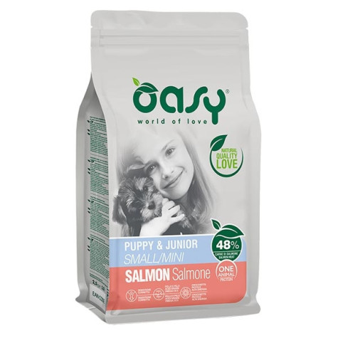 OASY One Animal Protein Puppy & Junior Small & Mini with Salmon 800 gr.