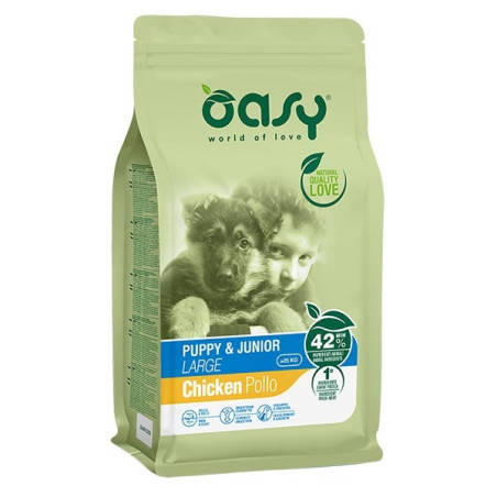 OASY Puppy&Junior Large con Pollo 3 kg. - 