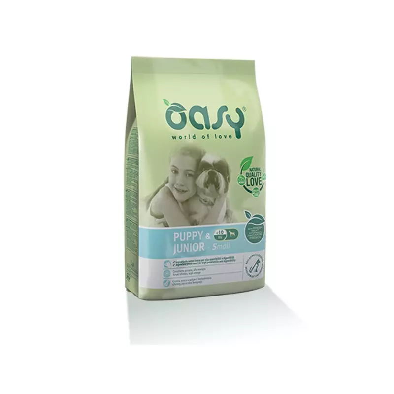 OASY Puppy & Junior Small with Chicken 3 kg. OASY Puppy & Junior Small with Chicken 3 kg.