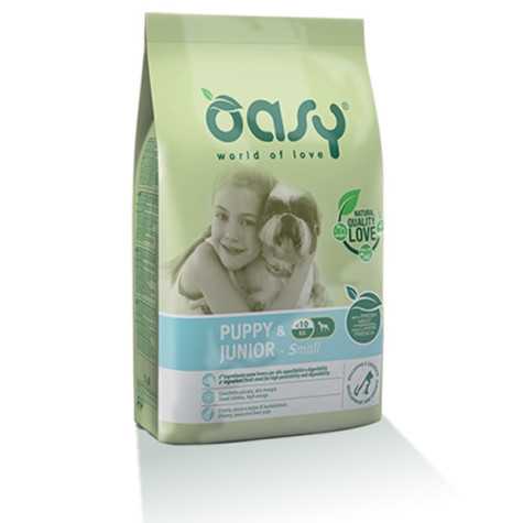 OASY Puppy et Junior Small avec Poulet 3 kg.