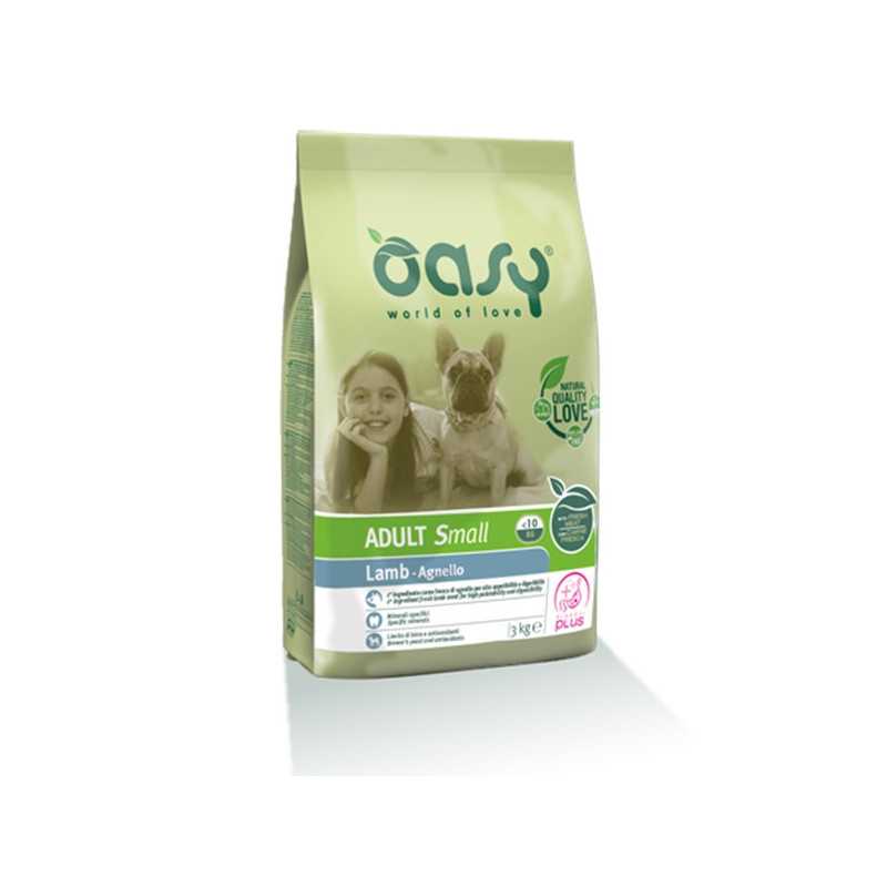 OASY Adult Small avec Agneau 1 kg. OASY Adult Small avec Agneau 1 kg.