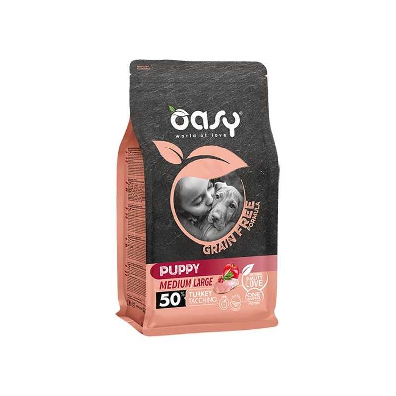 OASY Grain Free Adult Medium et Large avec Dinde 2,5 kg. OASY Grain Free Adult Medium et Large avec Dinde 2,5 kg.