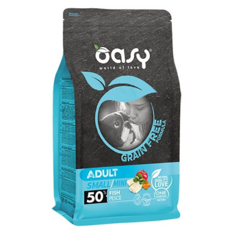 OASY Grain Free Adult Small&Mini con Pesce 2,5 kg. - 