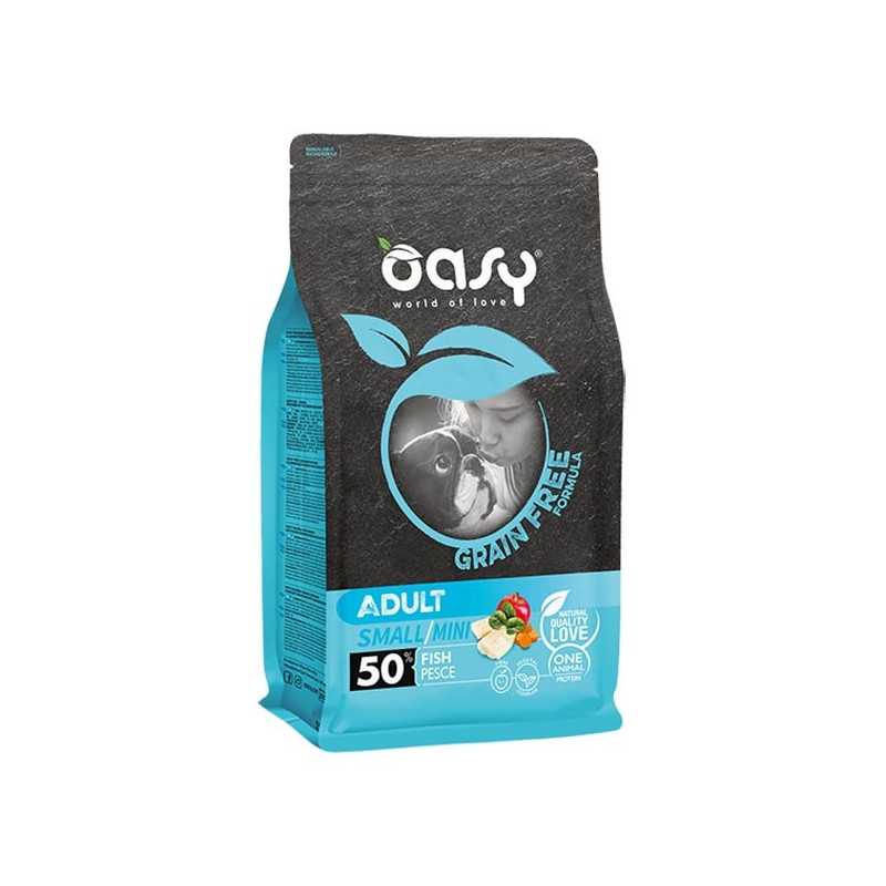 OASY Grain Free Adult Small et Mini avec Poisson 2,5 kg. OASY Grain Free Adult Small et Mini avec Poisson 2,5 kg.