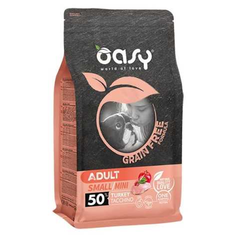 OASY Grain Free Adult Small et Mini avec Dinde 800 g.