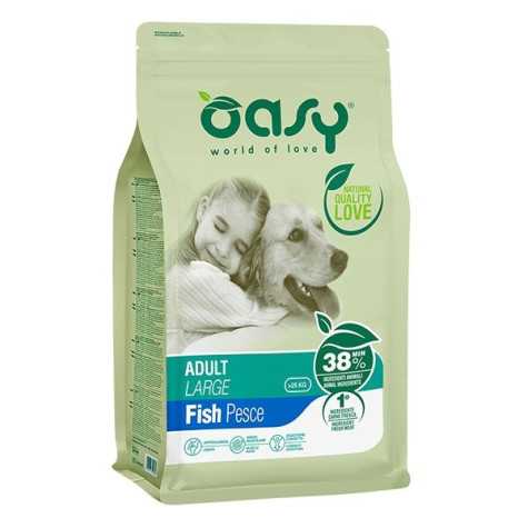 OASY Lifestage Adult Large con Pesce 12 kg. -