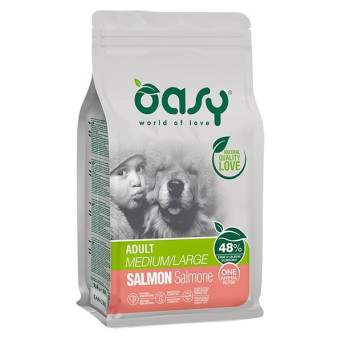 OASY One Animal Protein Adult Medium & Large with Salmon 12 kg.