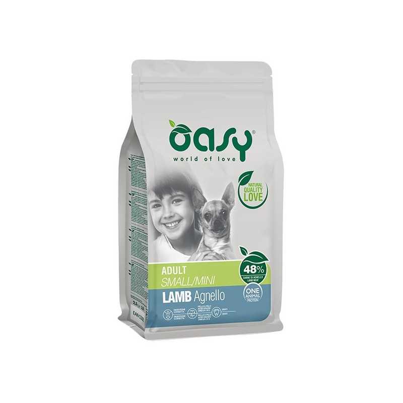 OASY One Animal Protein Adult Small et Mini avec Agneau 800 g.