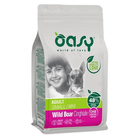 OASY One Animal Protein Adult Small&Mini con Cinghiale 800 gr. - 