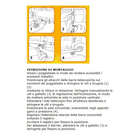 CAMON Divisorio per Auto WalkyBarrier - 